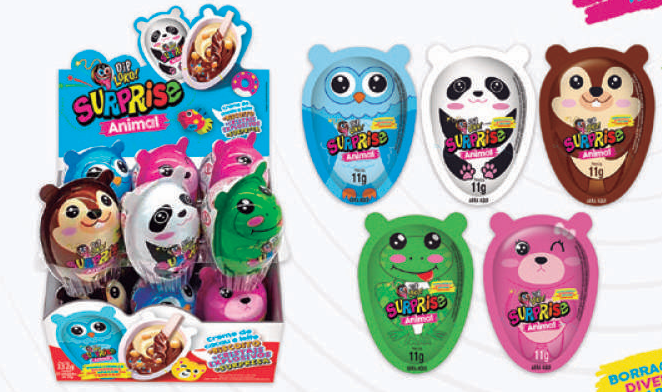 DIP LOKO OVO SURPRISE ANIMALS 12X11G