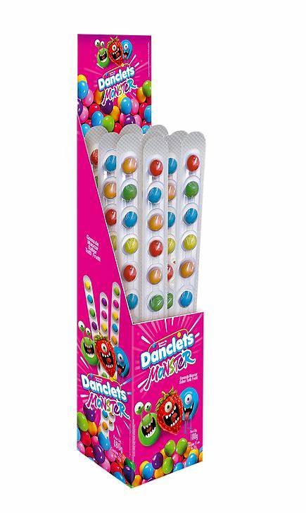 DIP LOKO MINI GOMA DE MASCAR DANCLETS RÉGUA  15X12G