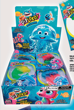 DIP LOKO OCEANO GUMMY 24X15G
