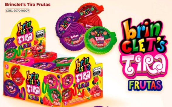 BRINCLETS TIRA FRUTAS C/24