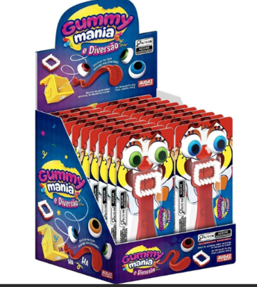 GUMMY MANIA E DIVERSÃO C/20