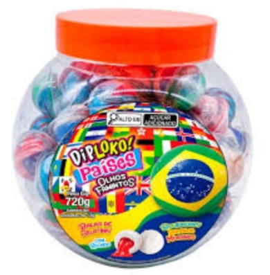 DIPLOKO  POTE OLHOS FAMINTOS PAÍSES 60X12G