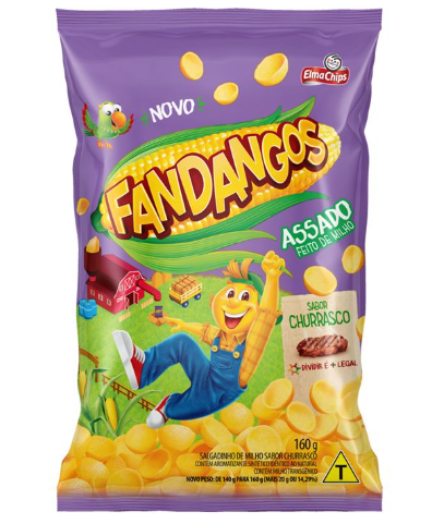 SALGADINHO FANDANGOS CHURRASCO 160g