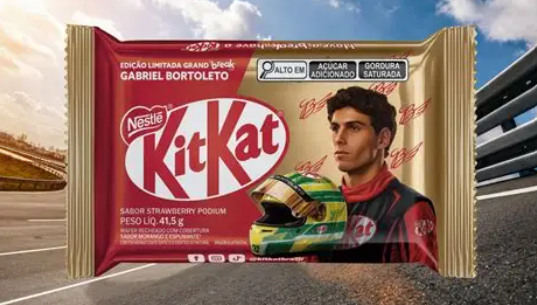 CHOCOLATE KITKAT GABRIEL BORTOLETO STRAWBERRY  41,5GX24