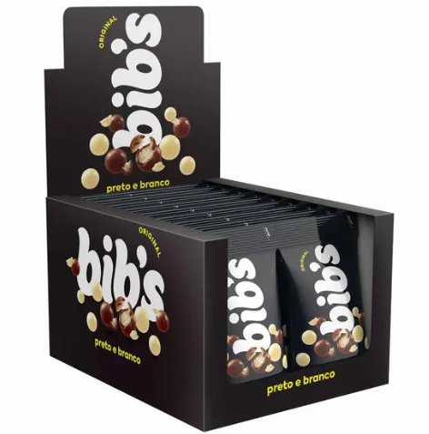 BIBS PRETO E BRANCO 18X40G