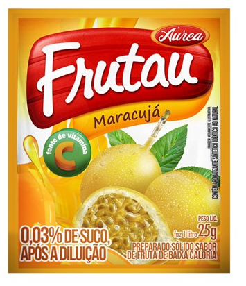 REFRESCO FRUTAU SABOR MARACUJÁ 25GR