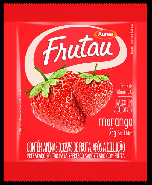 REFRESCO FRUTAU SABOR MORANGO 25GR