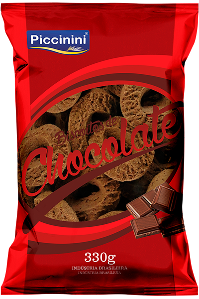 BISCOITO ROSQUINHA SABOR CHOCOLATE PICCININI 300GR