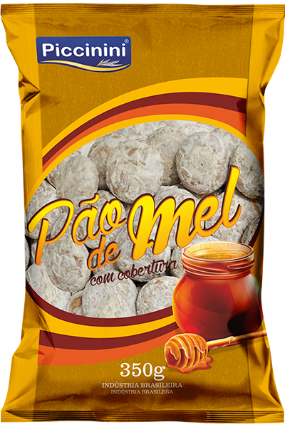 BISCOITO PAOZINHO DE MEL COM GLACE PICCININI 300GR