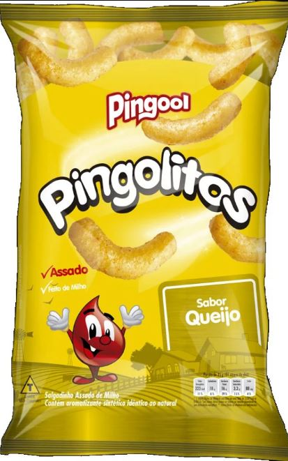 SALGADINHO PINGOLITOS DE MILHO SABOR QUEIJO 120GR