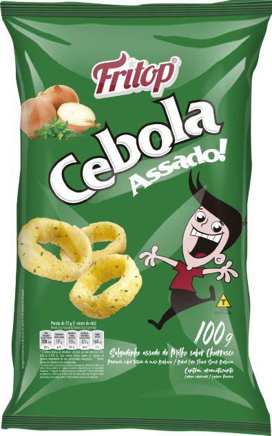 SALGADINHO DE MILHO SABOR CEBOLA 20x100GR