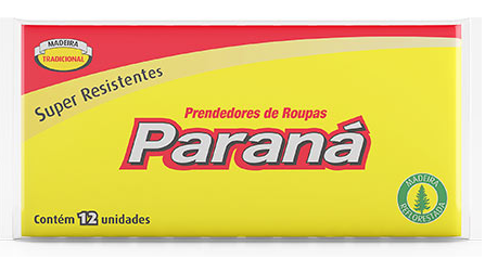 PRENDEDOR DE ROUPA MADEIRA C/12UN