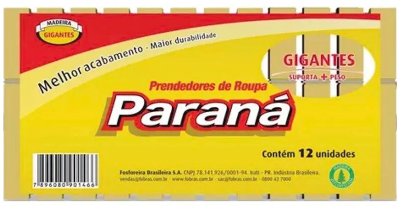 PRENDEDOR DE MADEIRA GIGANTE