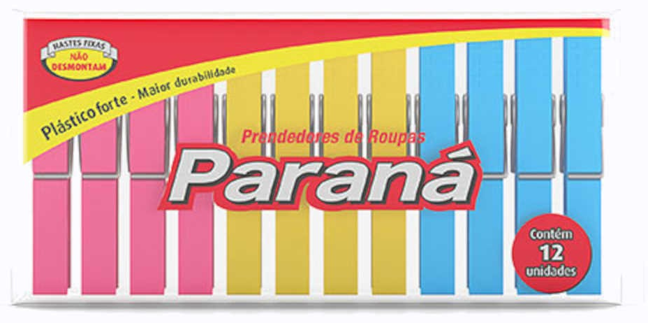 PRENDEDOR DE ROUPA PLASTICO C/12