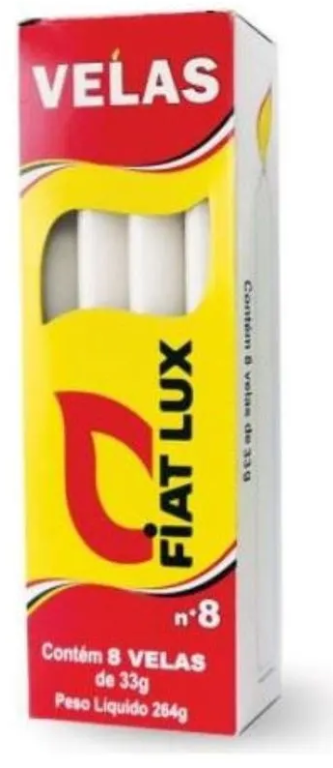 VELA FIAT LUX  DE 35GR Nº8  C/8UN
