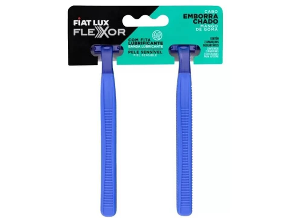 APARELHO DE BARBEAR FIAT LUX 3 LAMINAS AZUL/VERDE