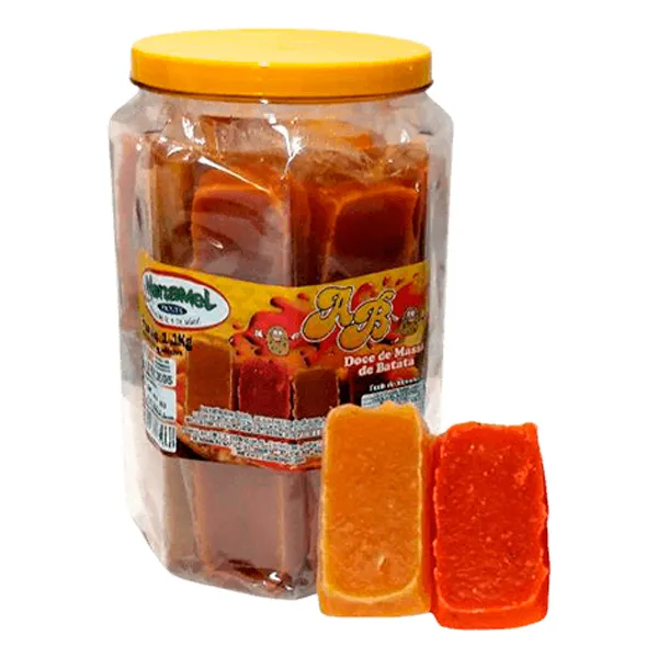 DOCES DE ABOBORA E BATATA POTE 1,100KG MANAMEL