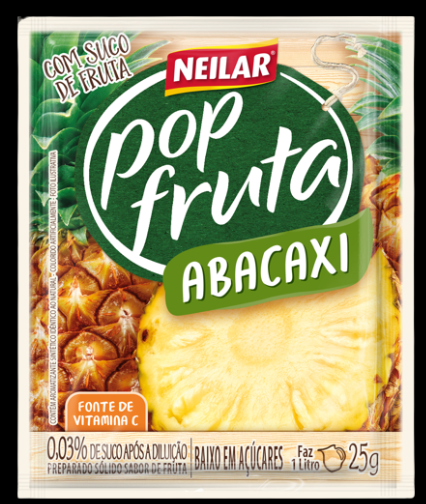 REFRESCO POP FRUTA SABOR ABACAXI 25GR