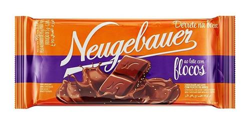 CHOCOLATE BARRA FLOCOS NEUGEBAUER 80GR