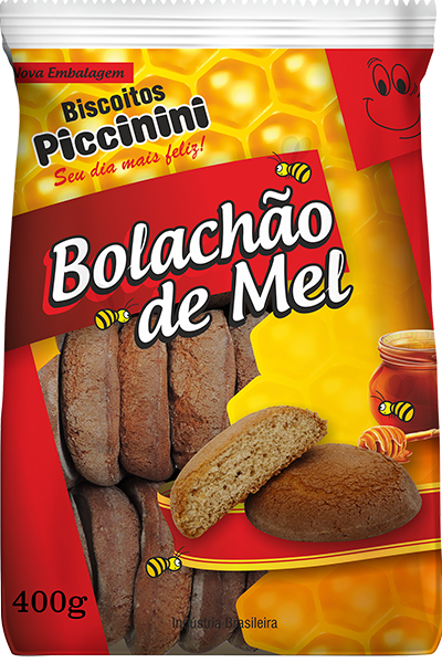 BISCOITO BOLACHAO DE MEL PICCININI 400GR
