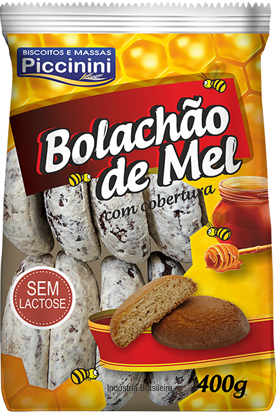 BISCOITO BOLACHAO DE MEL COM GLACE PICCININI 400GR