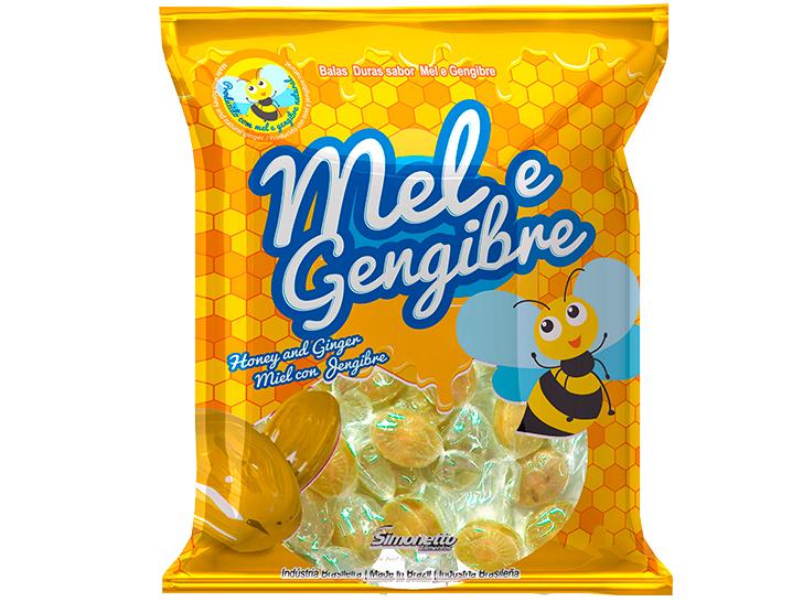 BALA MEL COM GINGIBRE 140GR