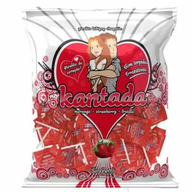 PIRULITO KANTADA MORANGO 500GR