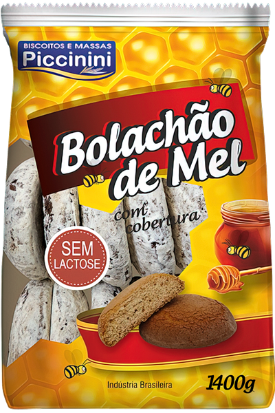 BISCOITO BOLACHAO DE MEL COM GLACÊ PICCININI 700GR