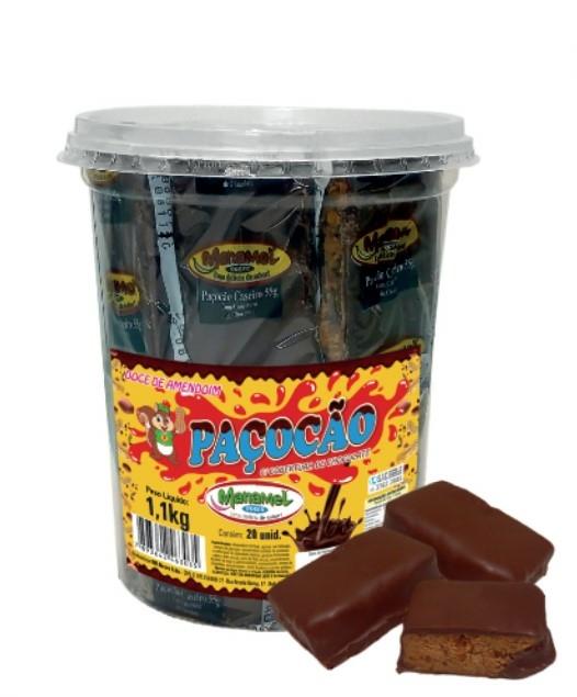 DOCE PAÇOCÃO C/CHOCOLATE C/20UN