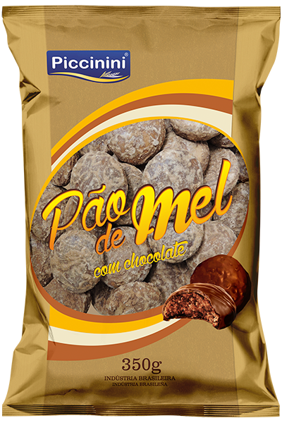 BISCOITO PAOZINHO DE MEL COM CHOCOLATE PICCININI 600GR