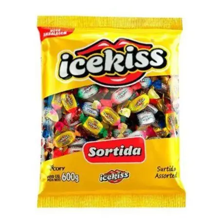 BALA DURA ICEKISS SORTIDA 500GR