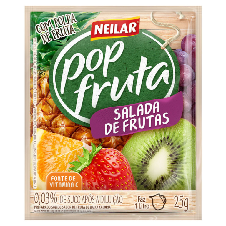 REFRESCO POP FRUTA SABOR SALADA DE FRUTA 25GR
