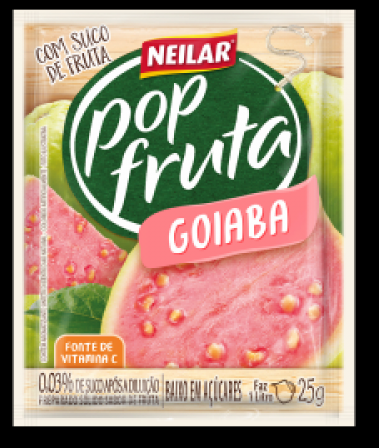 REFRESCO POP FRUTA SABOR GOIABA 25GR