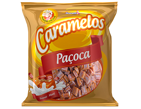 BALA CARAMELO PAÇOCA  500GR