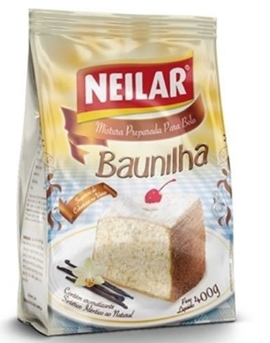 MISTURA PARA BOLO SABOR BAUNILHA 400GR