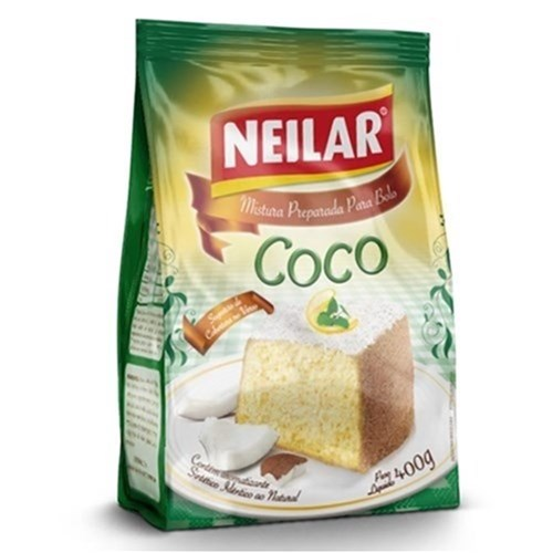 MISTURA PARA BOLO SABOR COCO 400GR