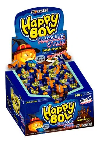 CHICLE HAPPY BOL BRUXOLITO Q PINTA C/47UN