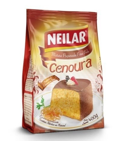 MISTURA PARA BOLO SABOR CENOURA 400GR
