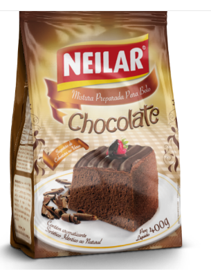 MISTURA PARA BOLO SABOR CHOCOLATE 400GR
