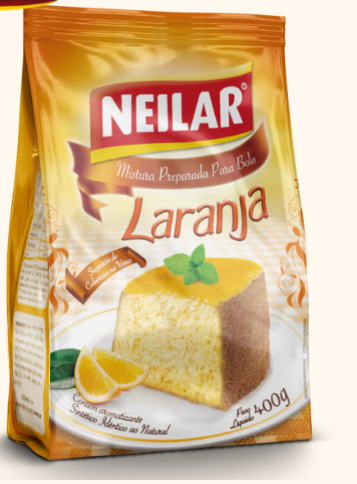 MISTURA PARA BOLO SABOR LARANJA 400GR