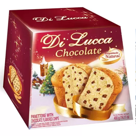 PANETONE GOTAS DE CHOCOLATE DI LUCCA 400GR