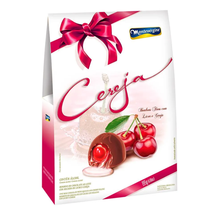 BOMBOM DE CEREJA AO LICOR 195GR