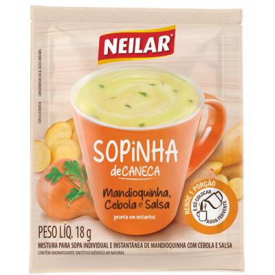 SOPINHA MANDIOQUNHA COM CEBOLA NEILAR 12X18GR