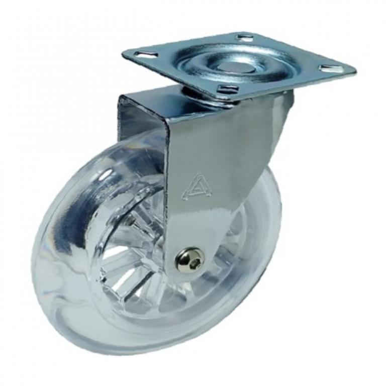 Rodinha Silicone 35mm 25kg sem freio