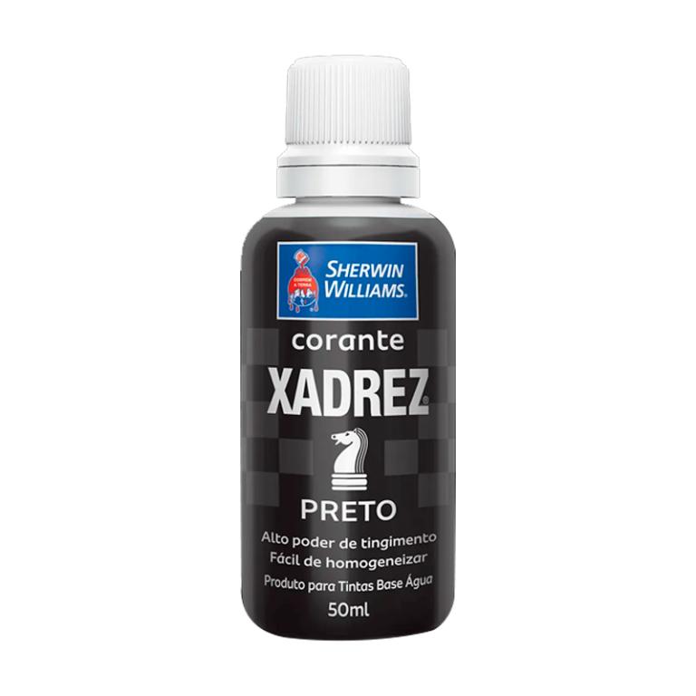 corante preto xadrez