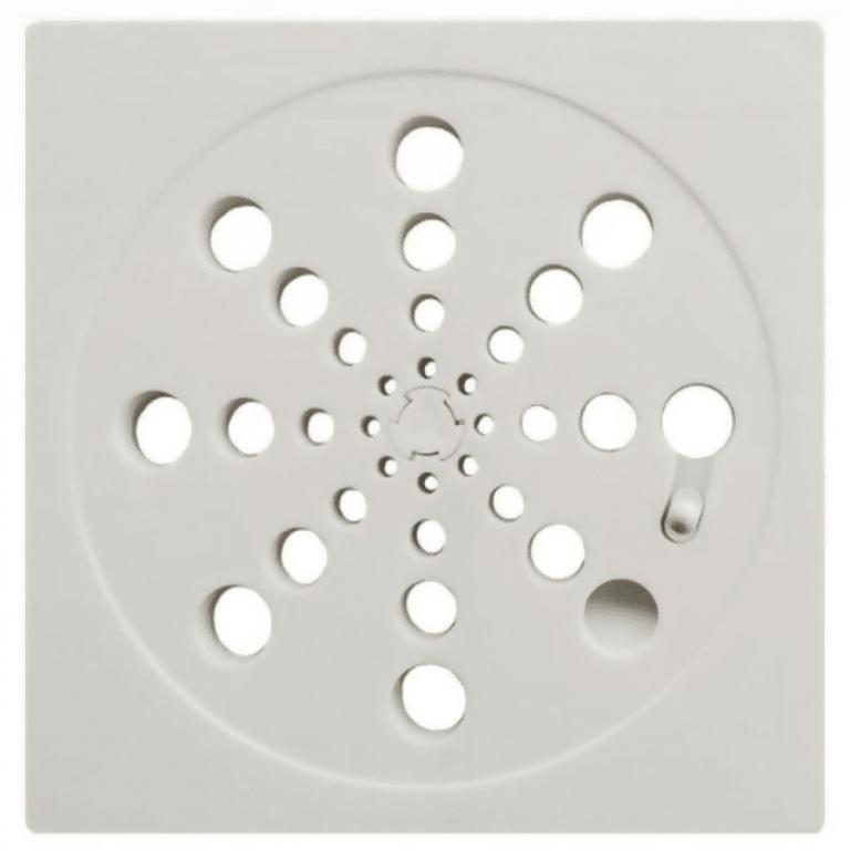 grelha tampa ralo plastico abre fecha quadrada 10 cm