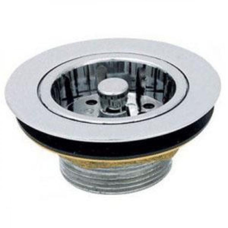 Valvula pia 3 1/2 plastico cromado