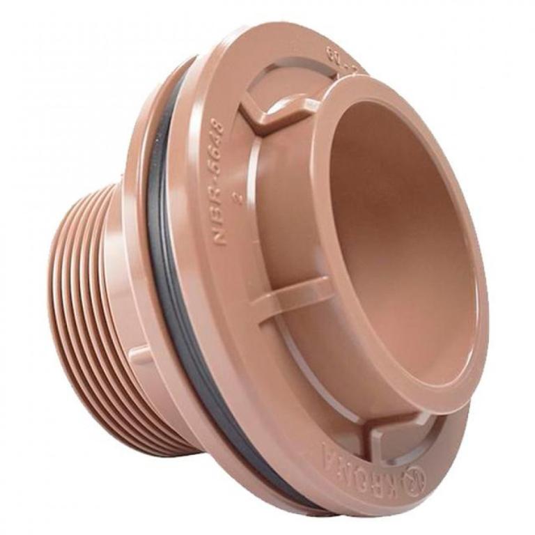 Flange 3/4x25 Marrom