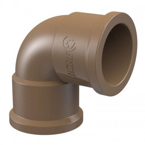 cotovelo marrom 25mm