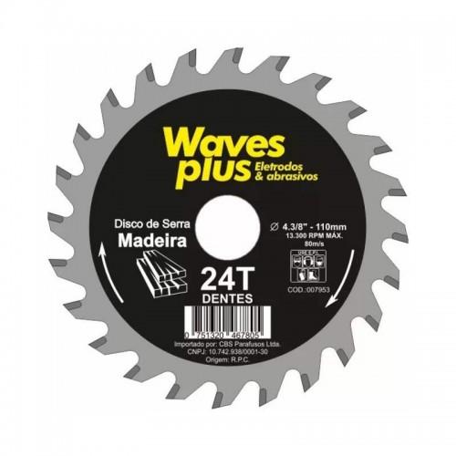 disco corte madeira 4x20 24 dentes